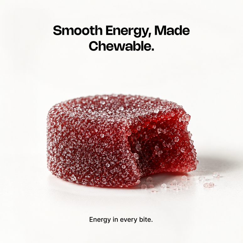 Charge Energy Gummies: 80mg Caffeine + L-Theanine | GR Fuel